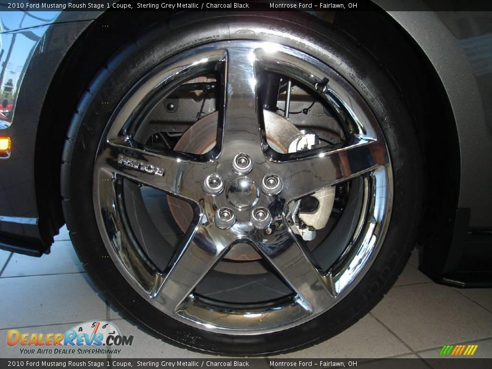 2010 Ford Mustang Roush Stage 1 Coupe Sterling Grey Metallic / Charcoal Black Photo #9