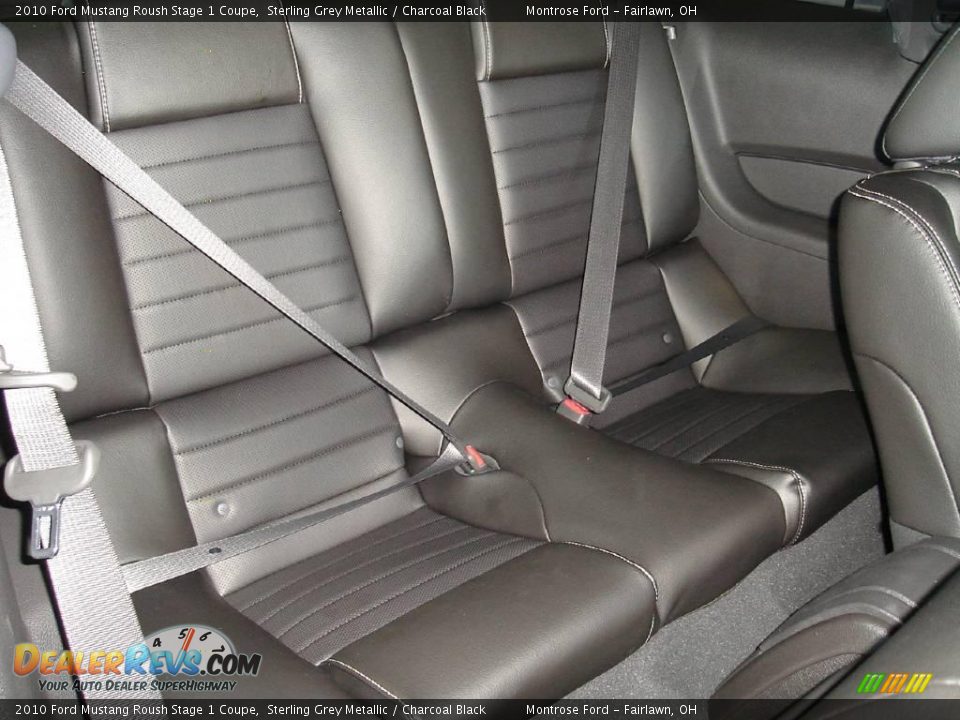 2010 Ford Mustang Roush Stage 1 Coupe Sterling Grey Metallic / Charcoal Black Photo #13