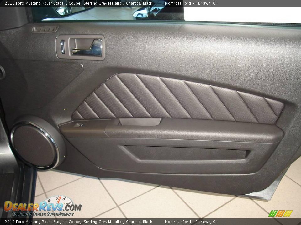 2010 Ford Mustang Roush Stage 1 Coupe Sterling Grey Metallic / Charcoal Black Photo #15