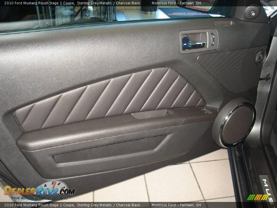 2010 Ford Mustang Roush Stage 1 Coupe Sterling Grey Metallic / Charcoal Black Photo #17