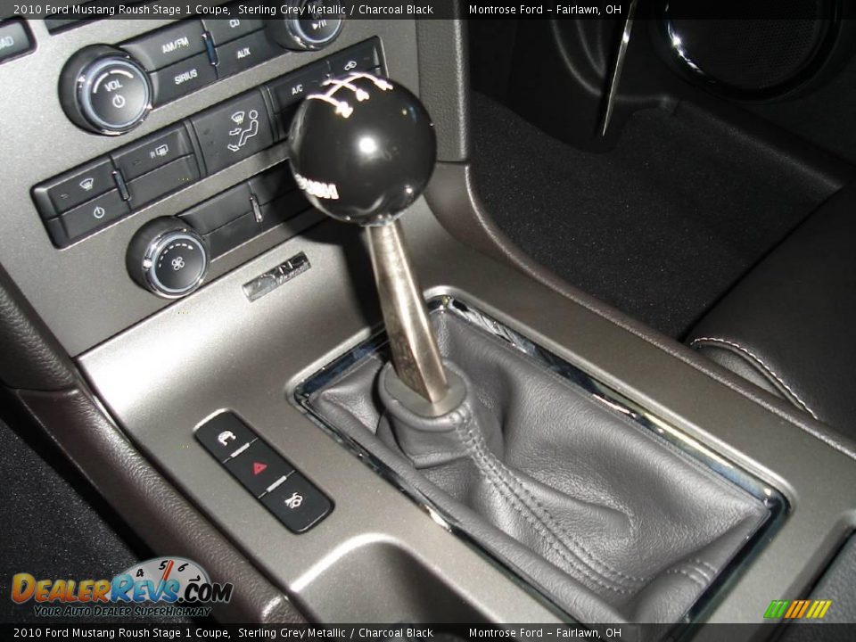 2010 Ford Mustang Roush Stage 1 Coupe Sterling Grey Metallic / Charcoal Black Photo #22