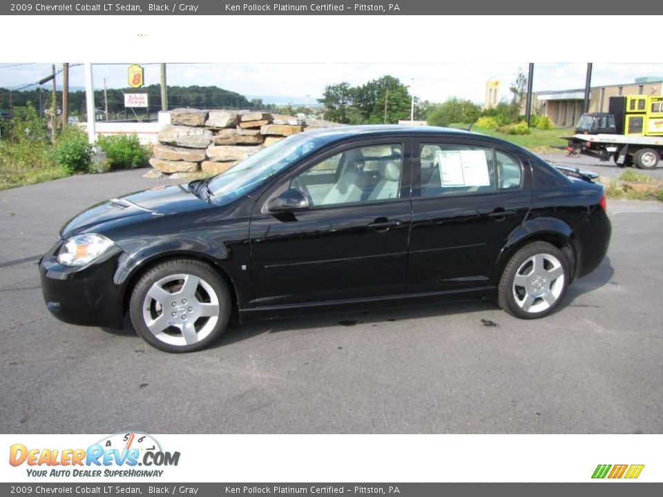 2009 Chevrolet Cobalt LT Sedan Black / Gray Photo #1