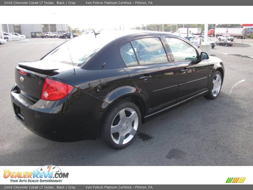 2009 Chevrolet Cobalt LT Sedan Black / Gray Photo #6