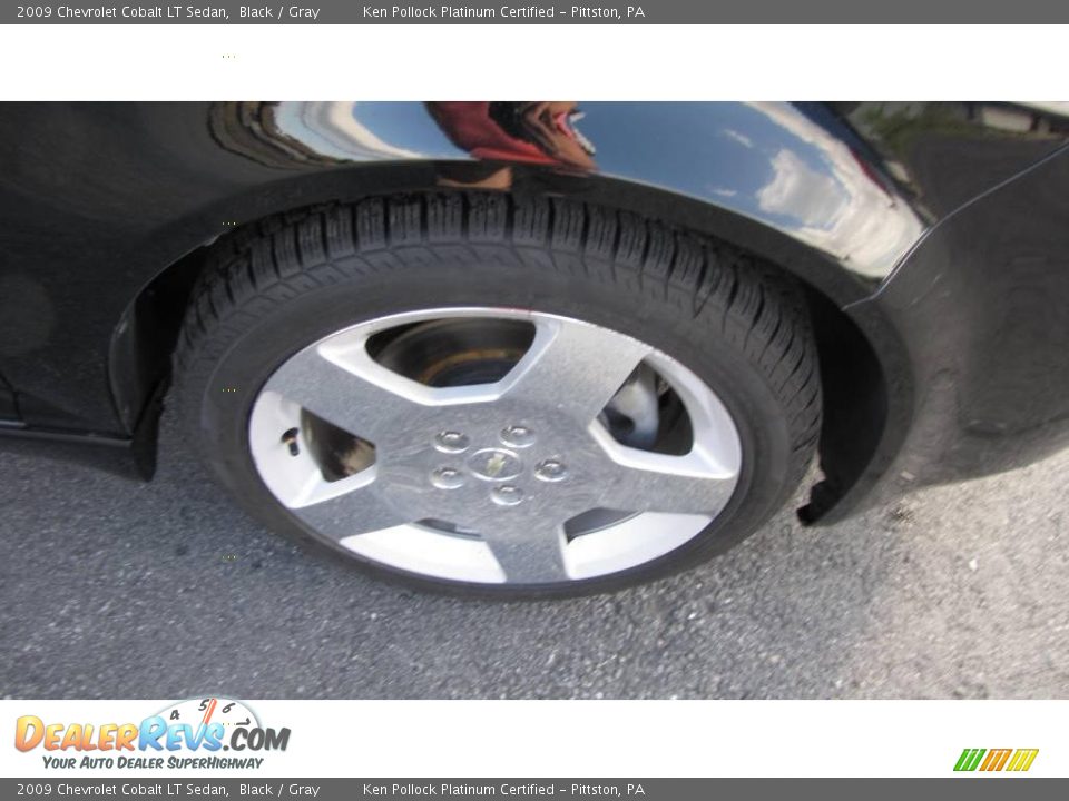 2009 Chevrolet Cobalt LT Sedan Black / Gray Photo #11