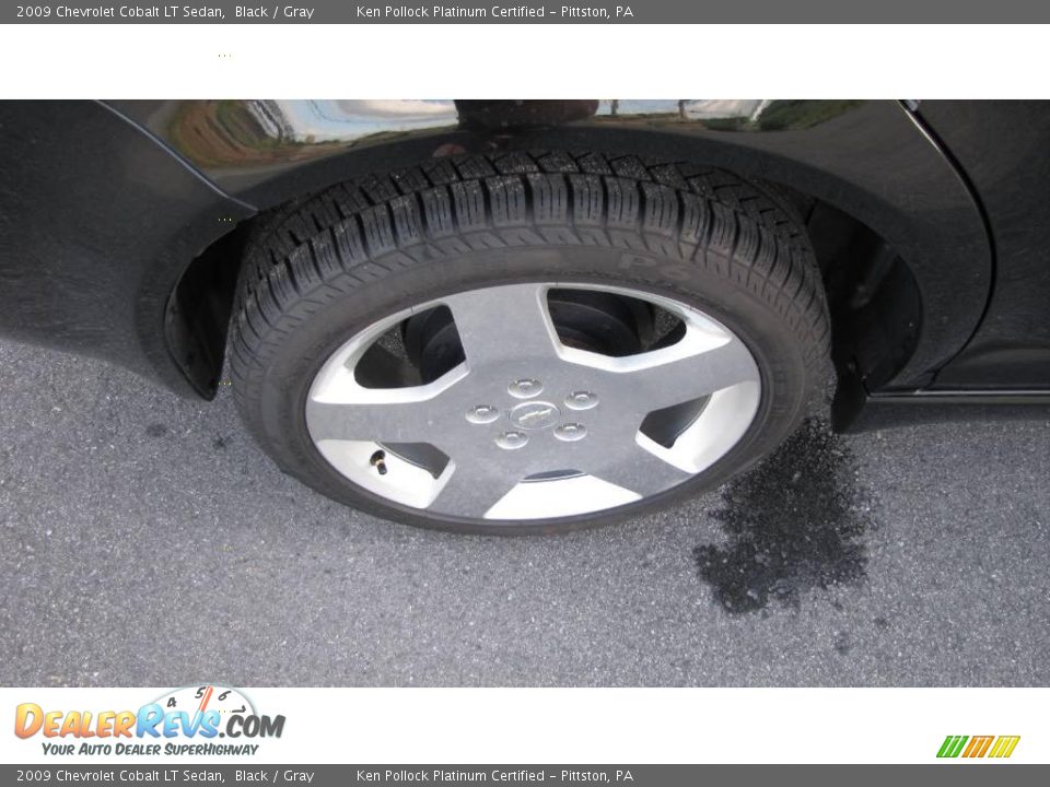 2009 Chevrolet Cobalt LT Sedan Black / Gray Photo #12