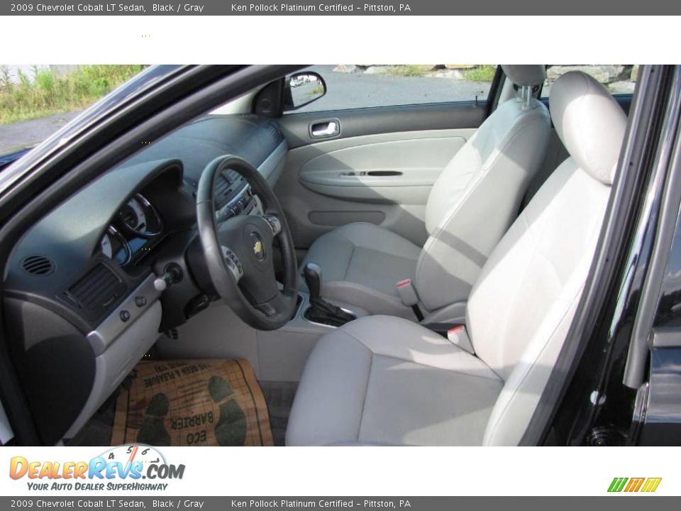 2009 Chevrolet Cobalt LT Sedan Black / Gray Photo #14