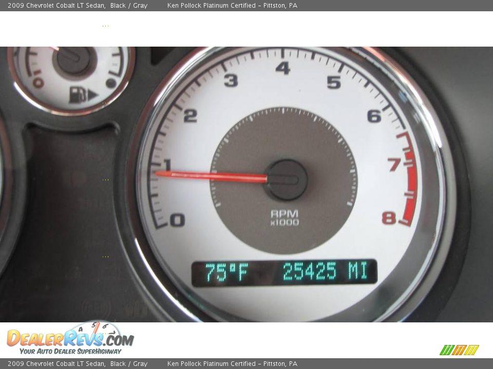 2009 Chevrolet Cobalt LT Sedan Black / Gray Photo #18