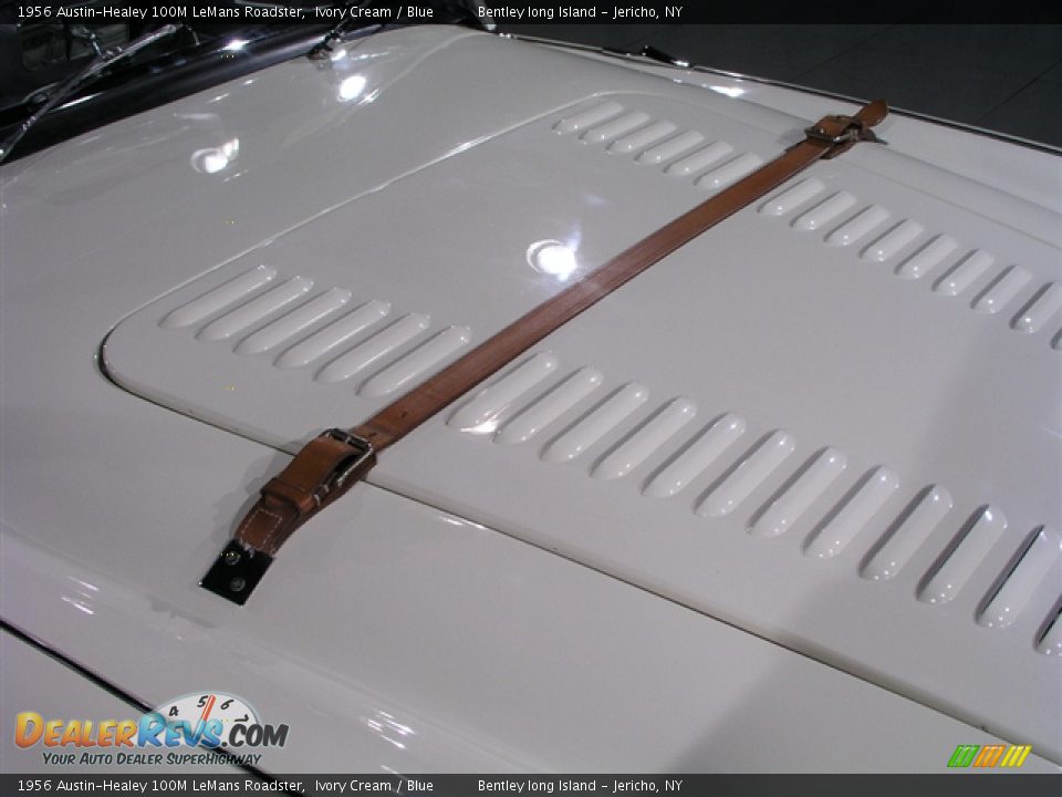 1956 Austin-Healey 100M LeMans Roadster Ivory Cream / Blue Photo #17