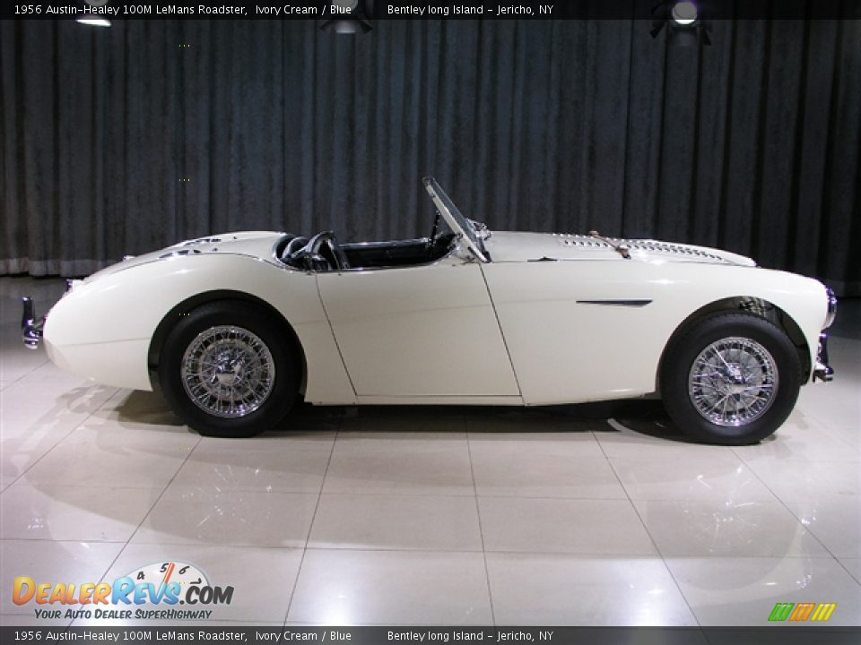 1956 Austin-Healey 100M LeMans Roadster Ivory Cream / Blue Photo #19