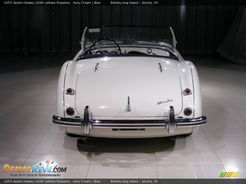 1956 Austin-Healey 100M LeMans Roadster Ivory Cream / Blue Photo #20