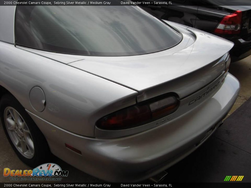 2000 Chevrolet Camaro Coupe Sebring Silver Metallic / Medium Gray Photo #4