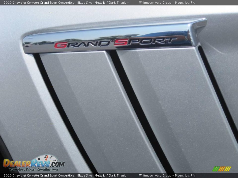 2010 Chevrolet Corvette Grand Sport Convertible Blade Silver Metallic / Dark Titanium Photo #5