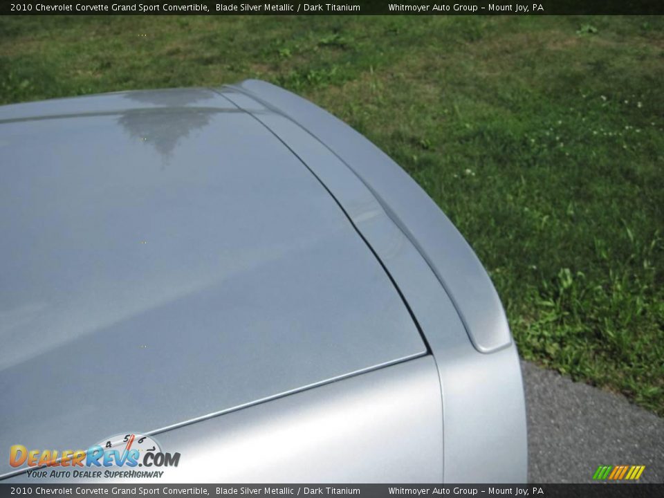 2010 Chevrolet Corvette Grand Sport Convertible Blade Silver Metallic / Dark Titanium Photo #8