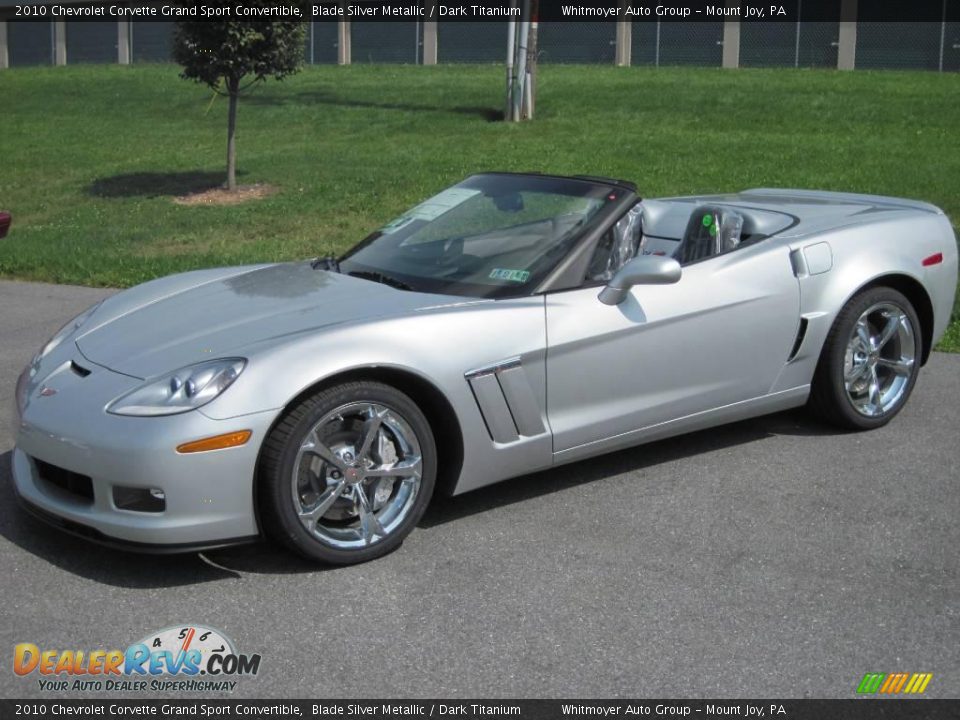 2010 Chevrolet Corvette Grand Sport Convertible Blade Silver Metallic / Dark Titanium Photo #15