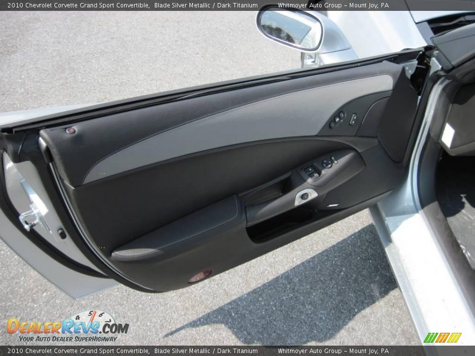 2010 Chevrolet Corvette Grand Sport Convertible Blade Silver Metallic / Dark Titanium Photo #18