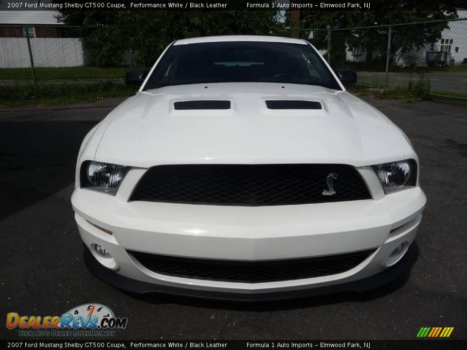 2007 Ford Mustang Shelby GT500 Coupe Performance White / Black Leather Photo #1