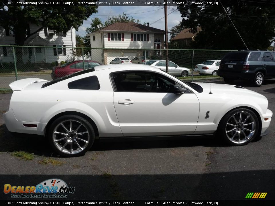 2007 Ford Mustang Shelby GT500 Coupe Performance White / Black Leather Photo #5