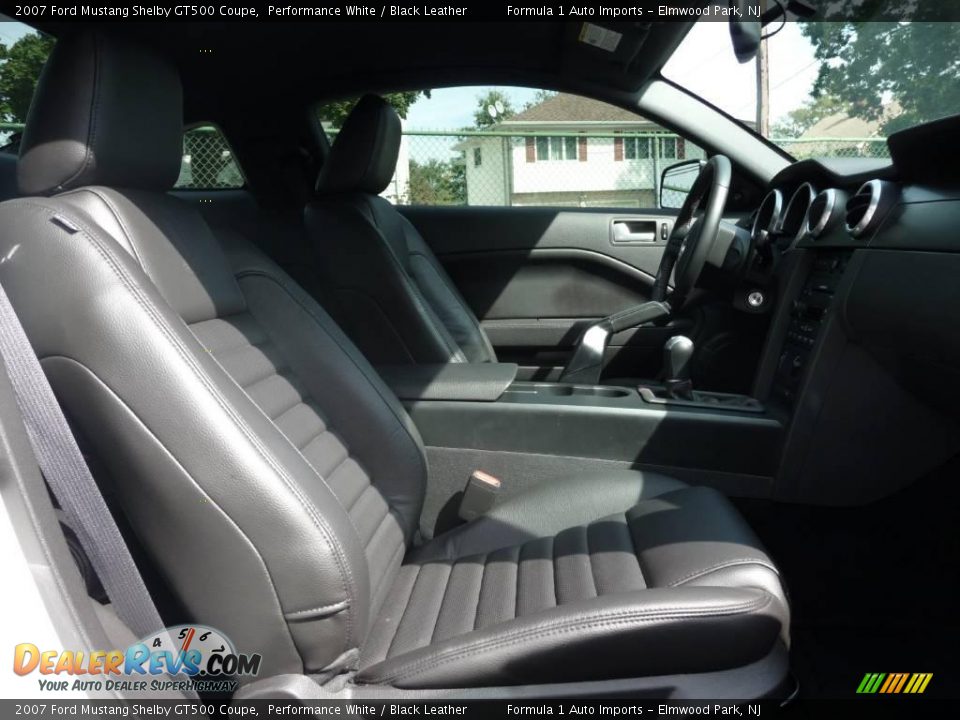 2007 Ford Mustang Shelby GT500 Coupe Performance White / Black Leather Photo #18