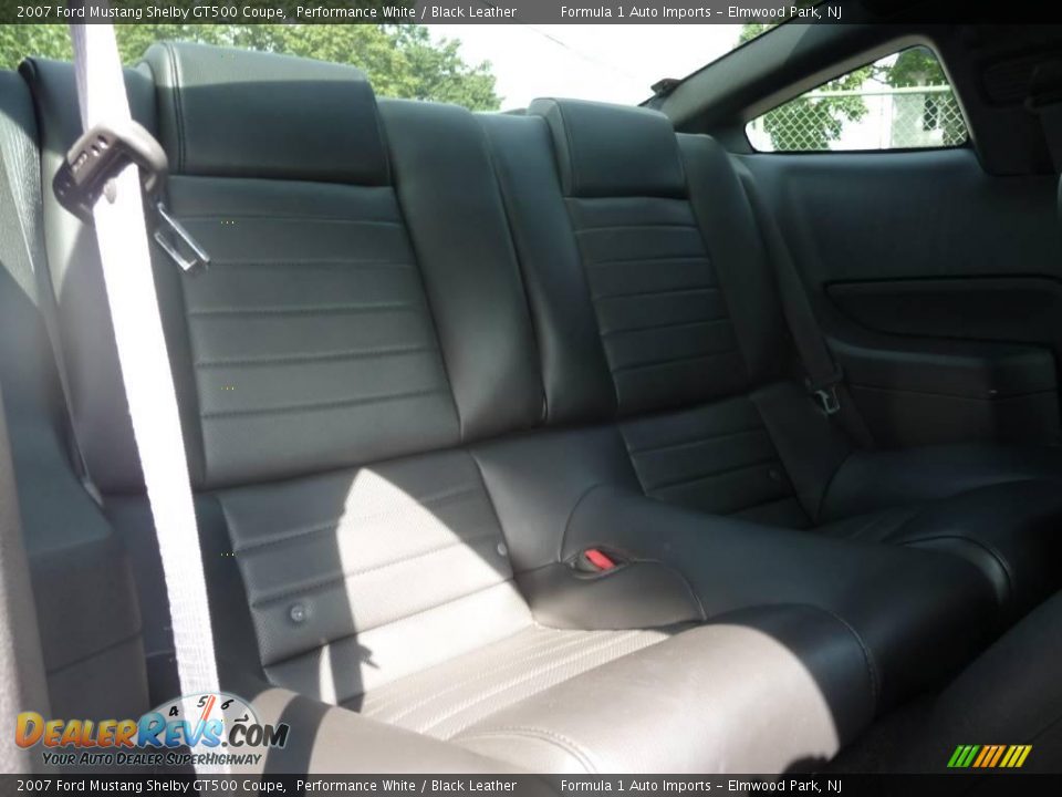 2007 Ford Mustang Shelby GT500 Coupe Performance White / Black Leather Photo #19