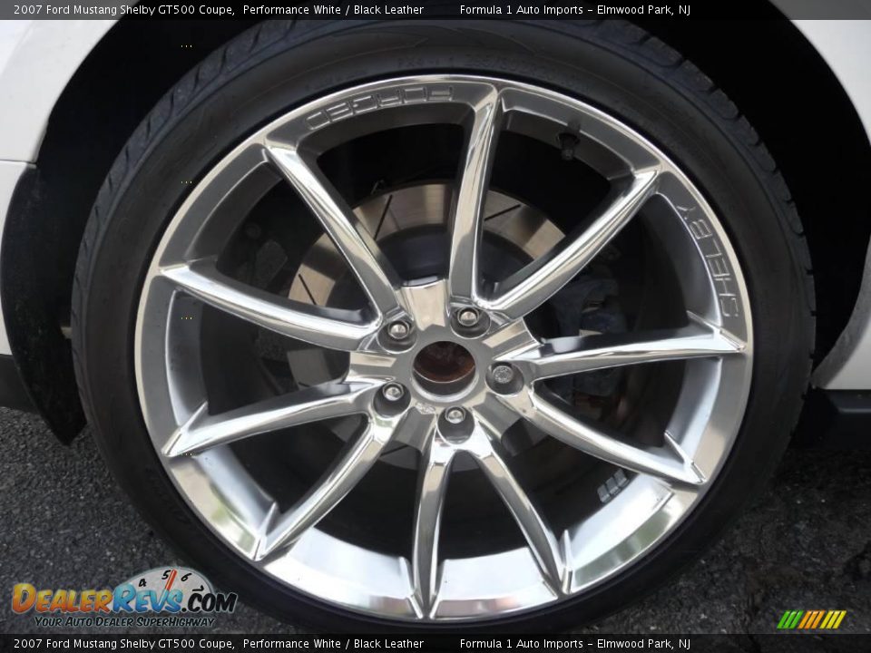 2007 Ford Mustang Shelby GT500 Coupe Performance White / Black Leather Photo #24