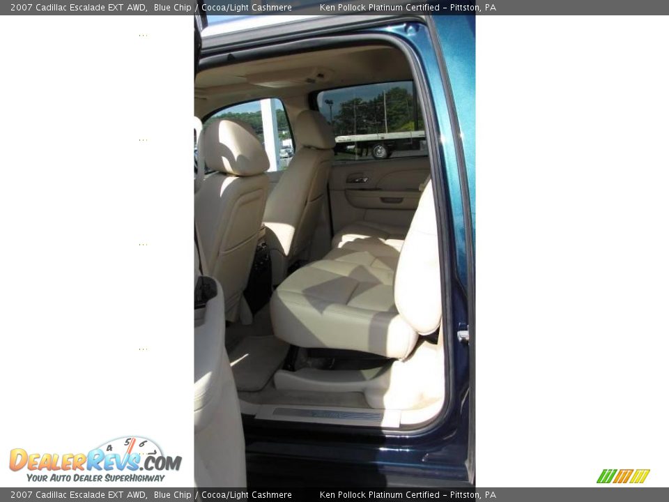 2007 Cadillac Escalade EXT AWD Blue Chip / Cocoa/Light Cashmere Photo #14