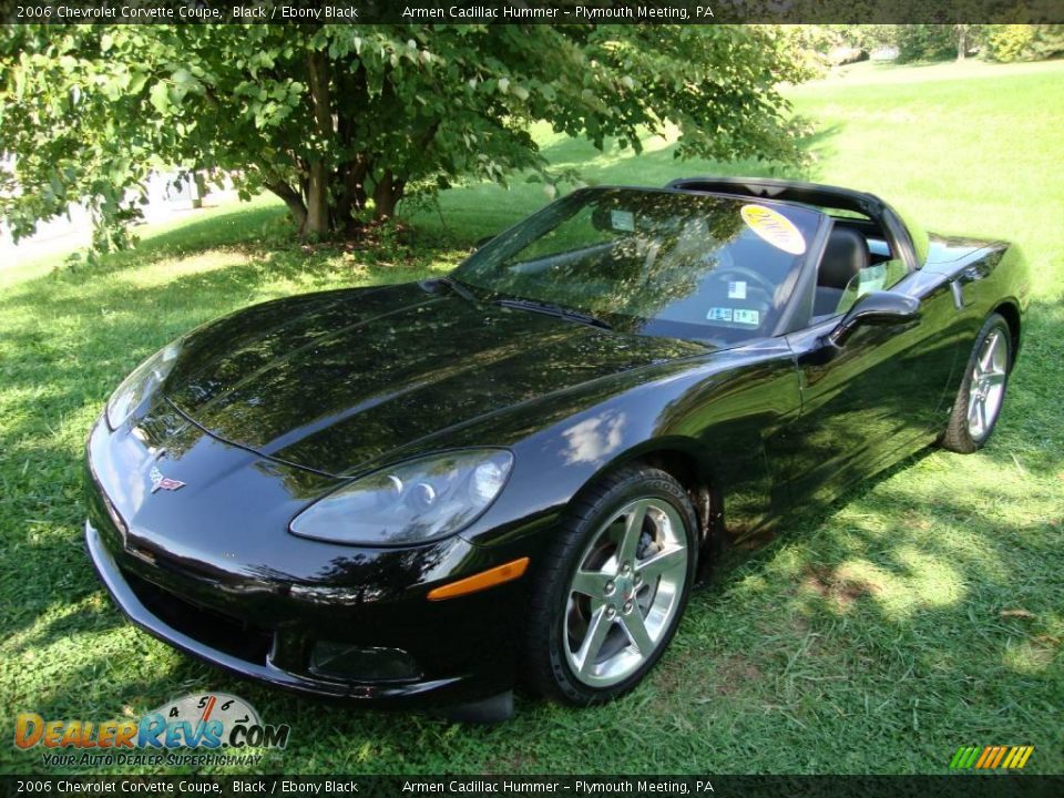 2006 Chevrolet Corvette Coupe Black / Ebony Black Photo #1