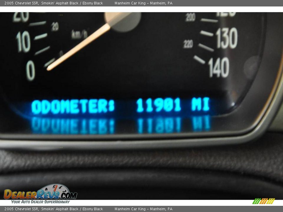 2005 Chevrolet SSR Smokin' Asphalt Black / Ebony Black Photo #13