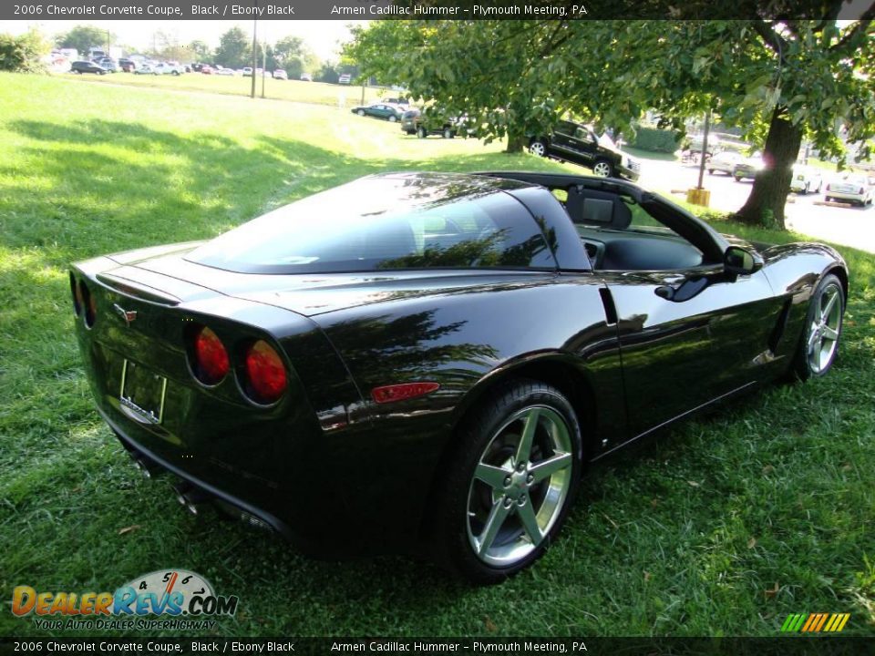 2006 Chevrolet Corvette Coupe Black / Ebony Black Photo #7