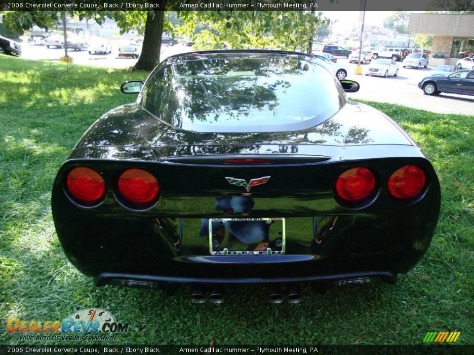 2006 Chevrolet Corvette Coupe Black / Ebony Black Photo #8
