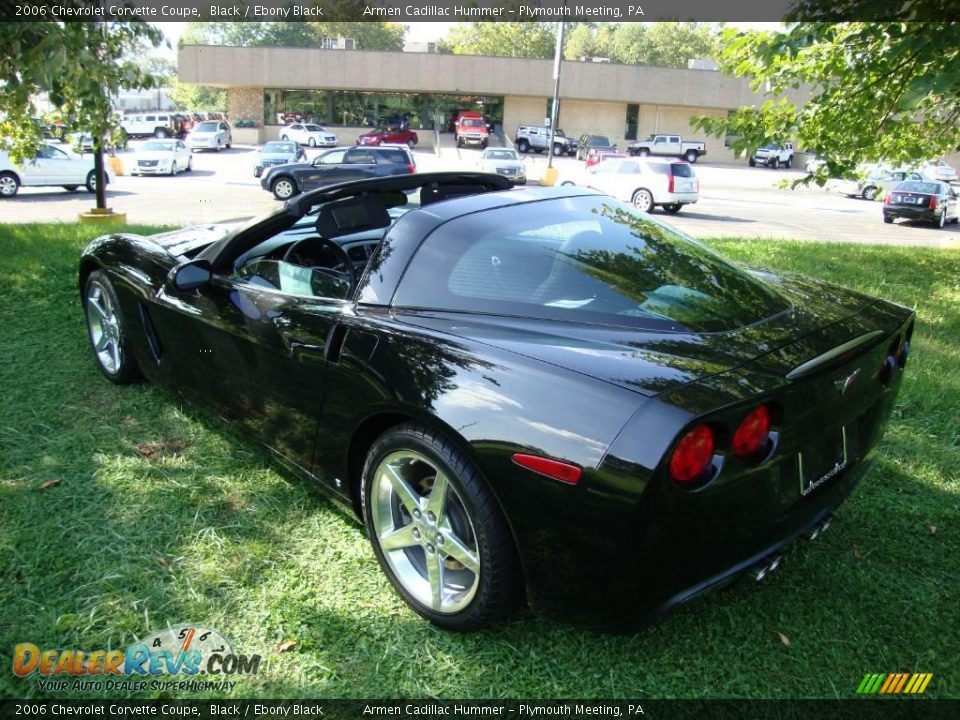 2006 Chevrolet Corvette Coupe Black / Ebony Black Photo #9