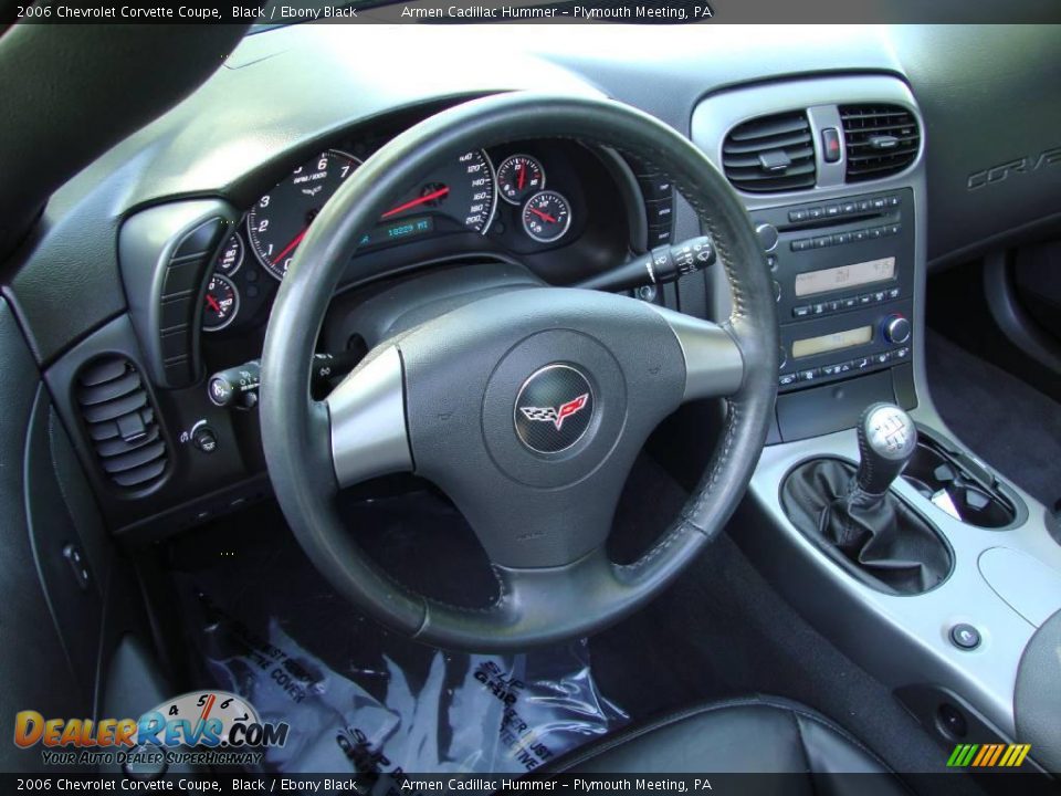 2006 Chevrolet Corvette Coupe Black / Ebony Black Photo #11