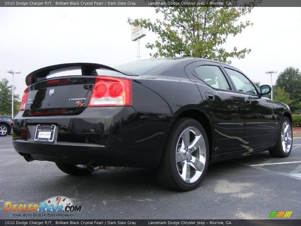 2010 Dodge Charger R/T Brilliant Black Crystal Pearl / Dark Slate Gray Photo #3