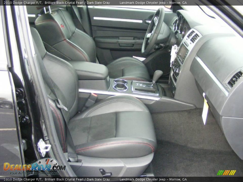 2010 Dodge Charger R/T Brilliant Black Crystal Pearl / Dark Slate Gray Photo #11