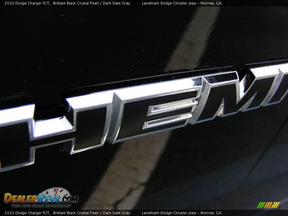 2010 Dodge Charger R/T Brilliant Black Crystal Pearl / Dark Slate Gray Photo #5