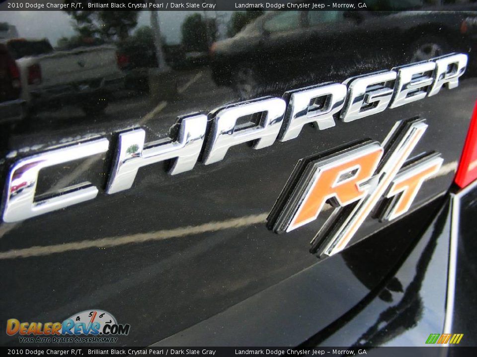 2010 Dodge Charger R/T Brilliant Black Crystal Pearl / Dark Slate Gray Photo #7