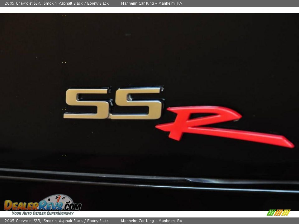 2005 Chevrolet SSR Smokin' Asphalt Black / Ebony Black Photo #18