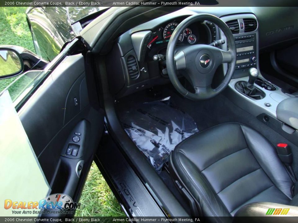 2006 Chevrolet Corvette Coupe Black / Ebony Black Photo #12