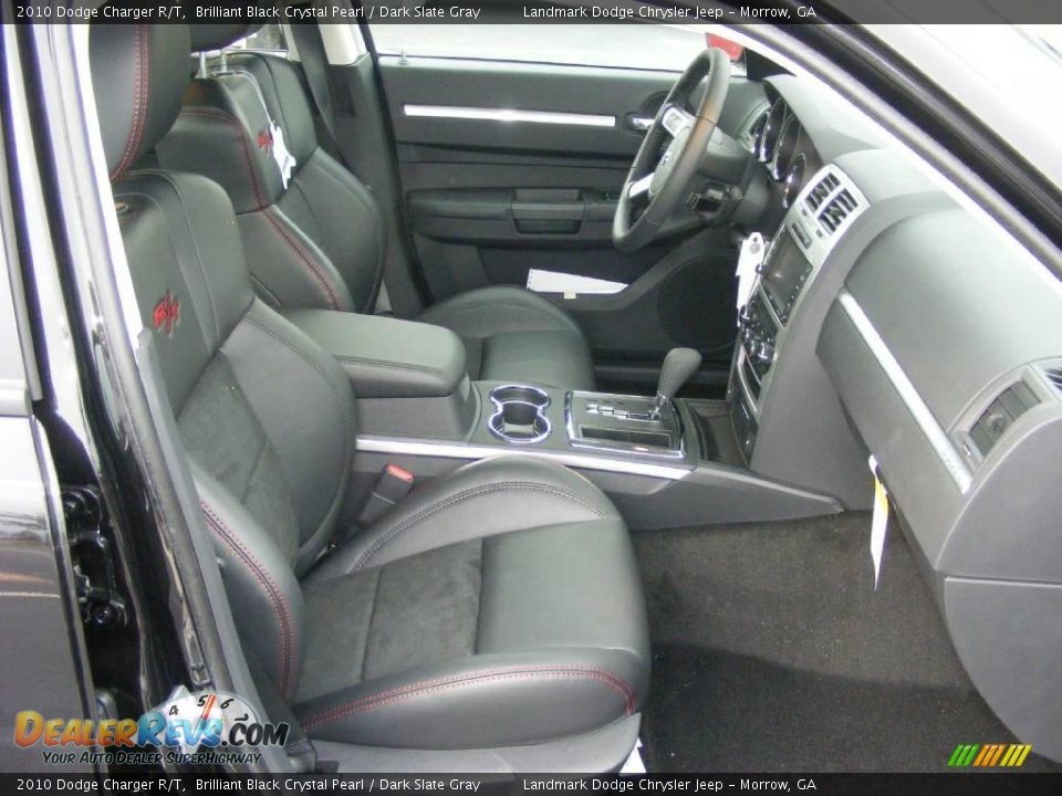 2010 Dodge Charger R/T Brilliant Black Crystal Pearl / Dark Slate Gray Photo #11