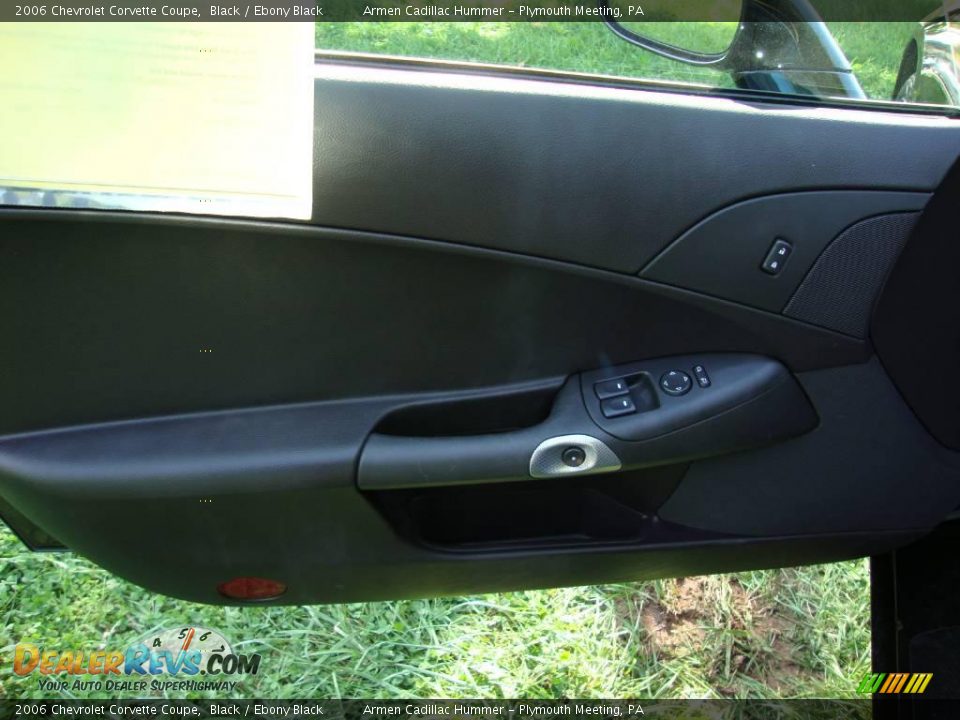 2006 Chevrolet Corvette Coupe Black / Ebony Black Photo #13