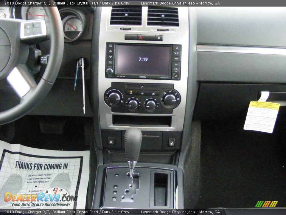 2010 Dodge Charger R/T Brilliant Black Crystal Pearl / Dark Slate Gray Photo #12