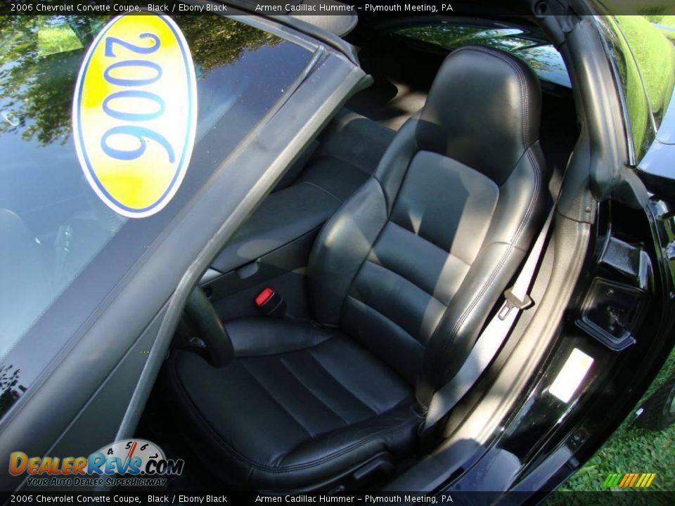 2006 Chevrolet Corvette Coupe Black / Ebony Black Photo #16