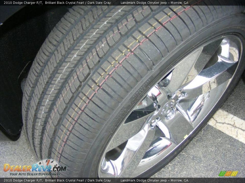2010 Dodge Charger R/T Brilliant Black Crystal Pearl / Dark Slate Gray Photo #15