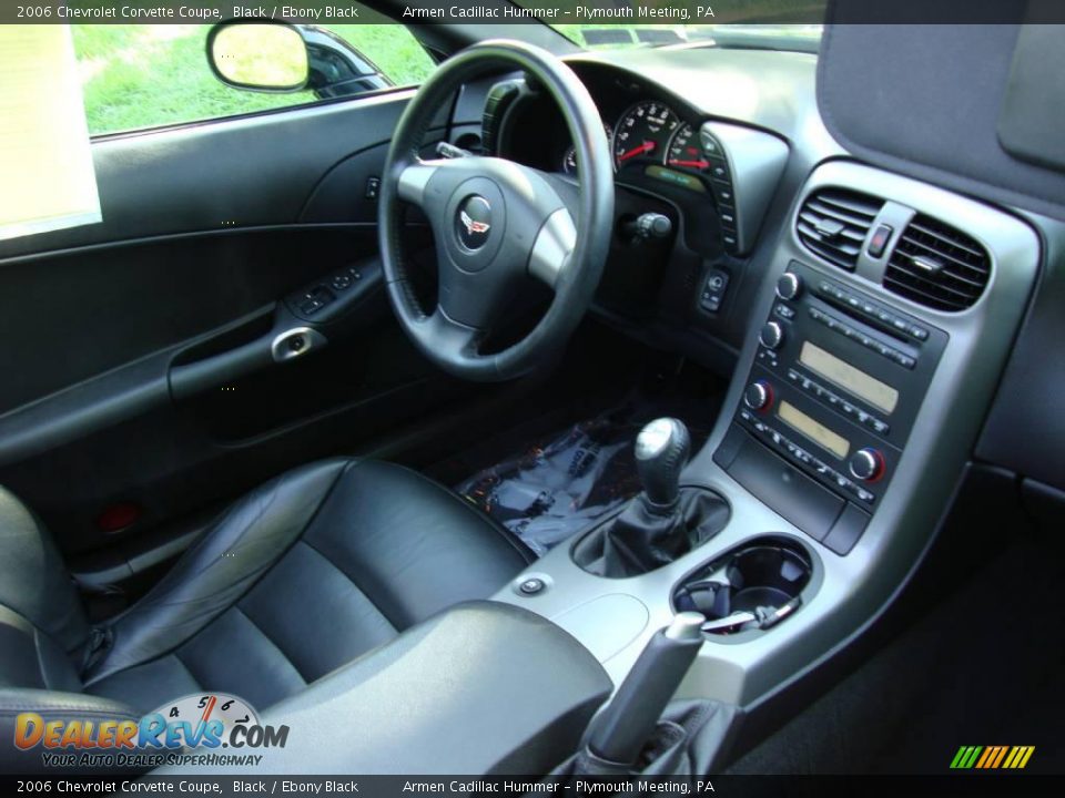 2006 Chevrolet Corvette Coupe Black / Ebony Black Photo #18