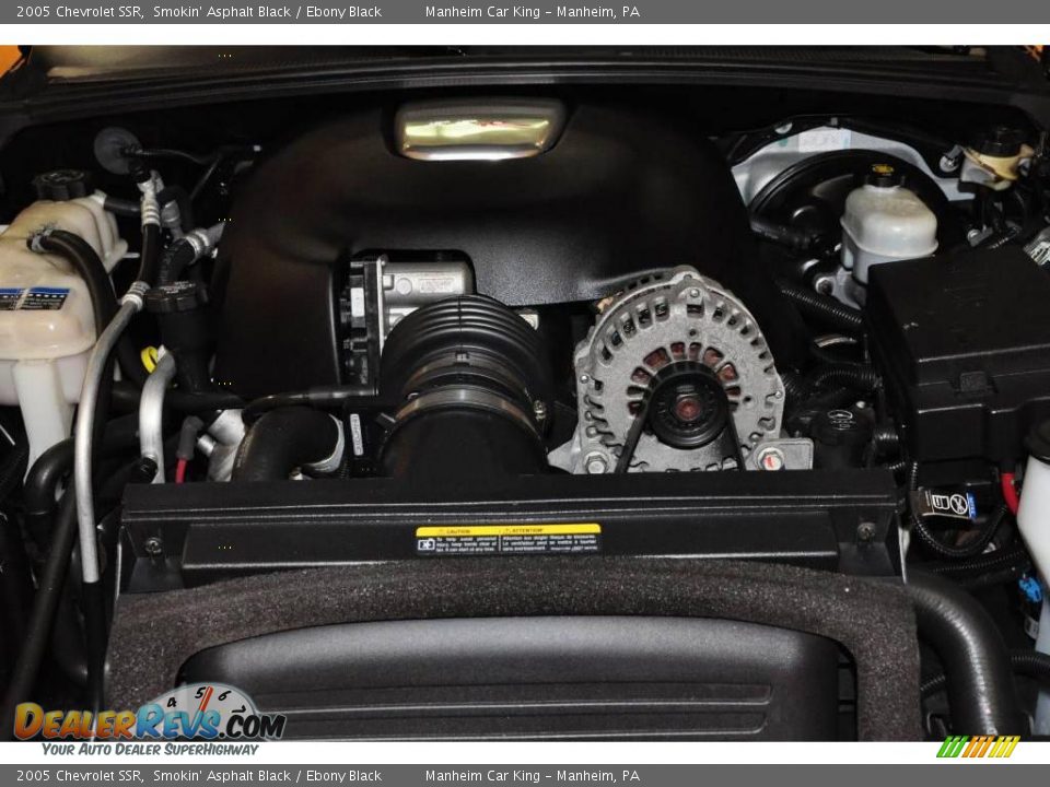 2005 Chevrolet SSR Smokin' Asphalt Black / Ebony Black Photo #28