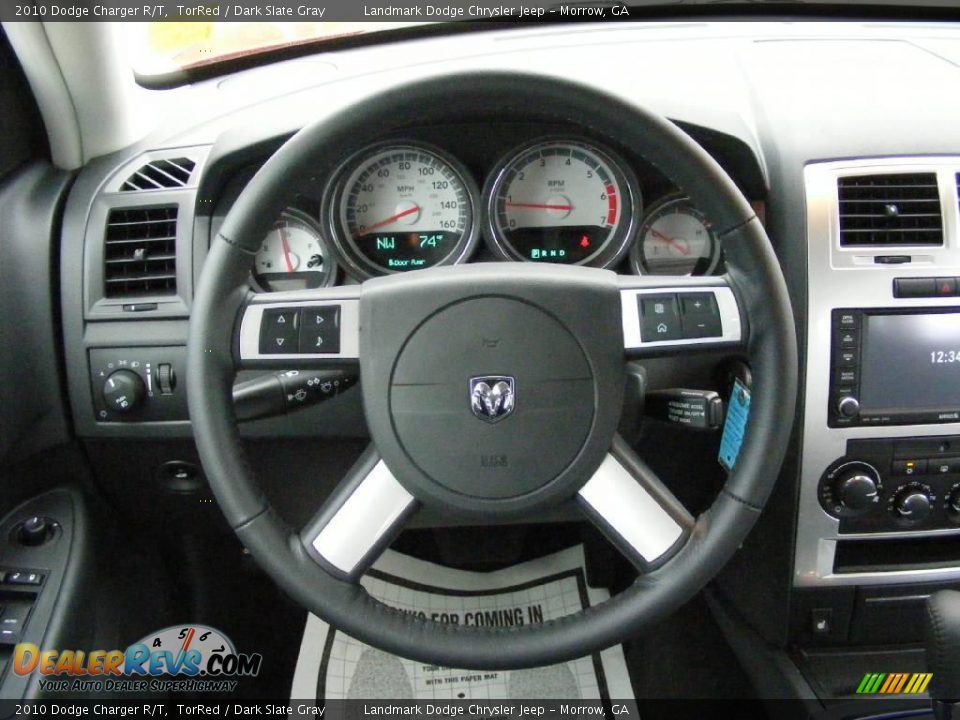 2010 Dodge Charger R/T TorRed / Dark Slate Gray Photo #12
