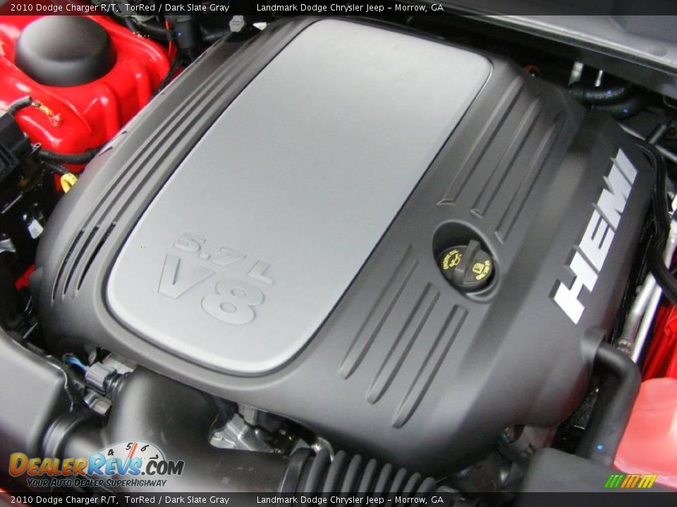 2010 Dodge Charger R/T TorRed / Dark Slate Gray Photo #13