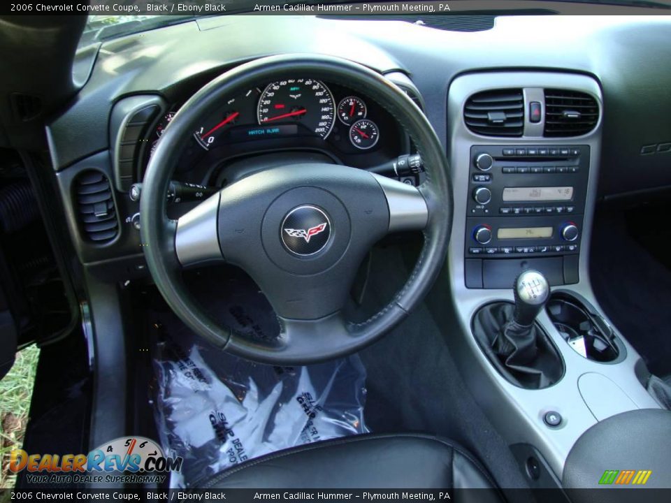 2006 Chevrolet Corvette Coupe Black / Ebony Black Photo #26