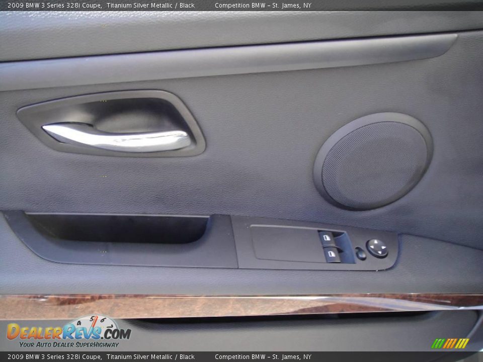 2009 BMW 3 Series 328i Coupe Titanium Silver Metallic / Black Photo #8