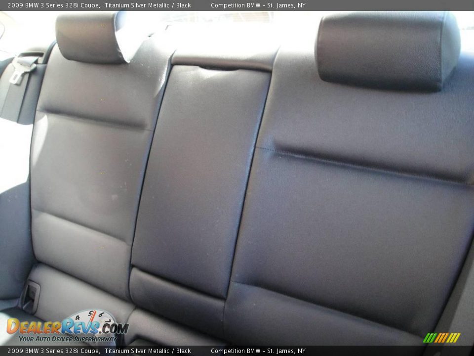 2009 BMW 3 Series 328i Coupe Titanium Silver Metallic / Black Photo #12