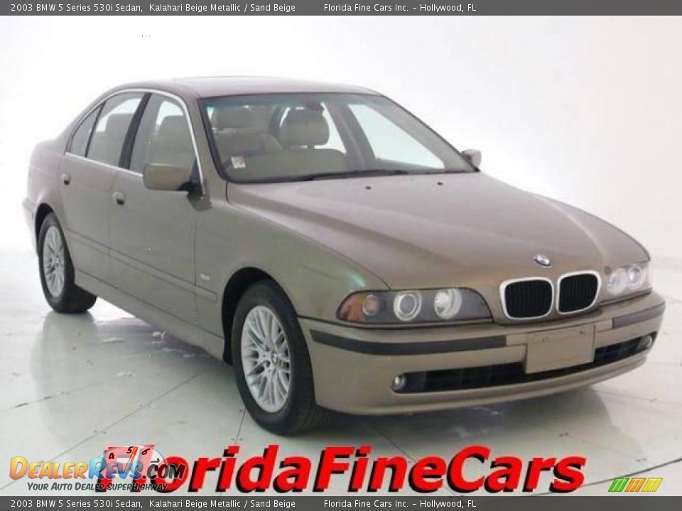 2003 BMW 5 Series 530i Sedan Kalahari Beige Metallic / Sand Beige Photo #1